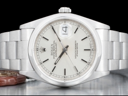 Rolex Datejust 36 Argento Oyster Silver Lining Dial 16200 